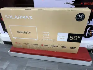 Solarmax 50-Inch Full Hd Led Smart Tv With Built-in Wi-Fi,Android Os