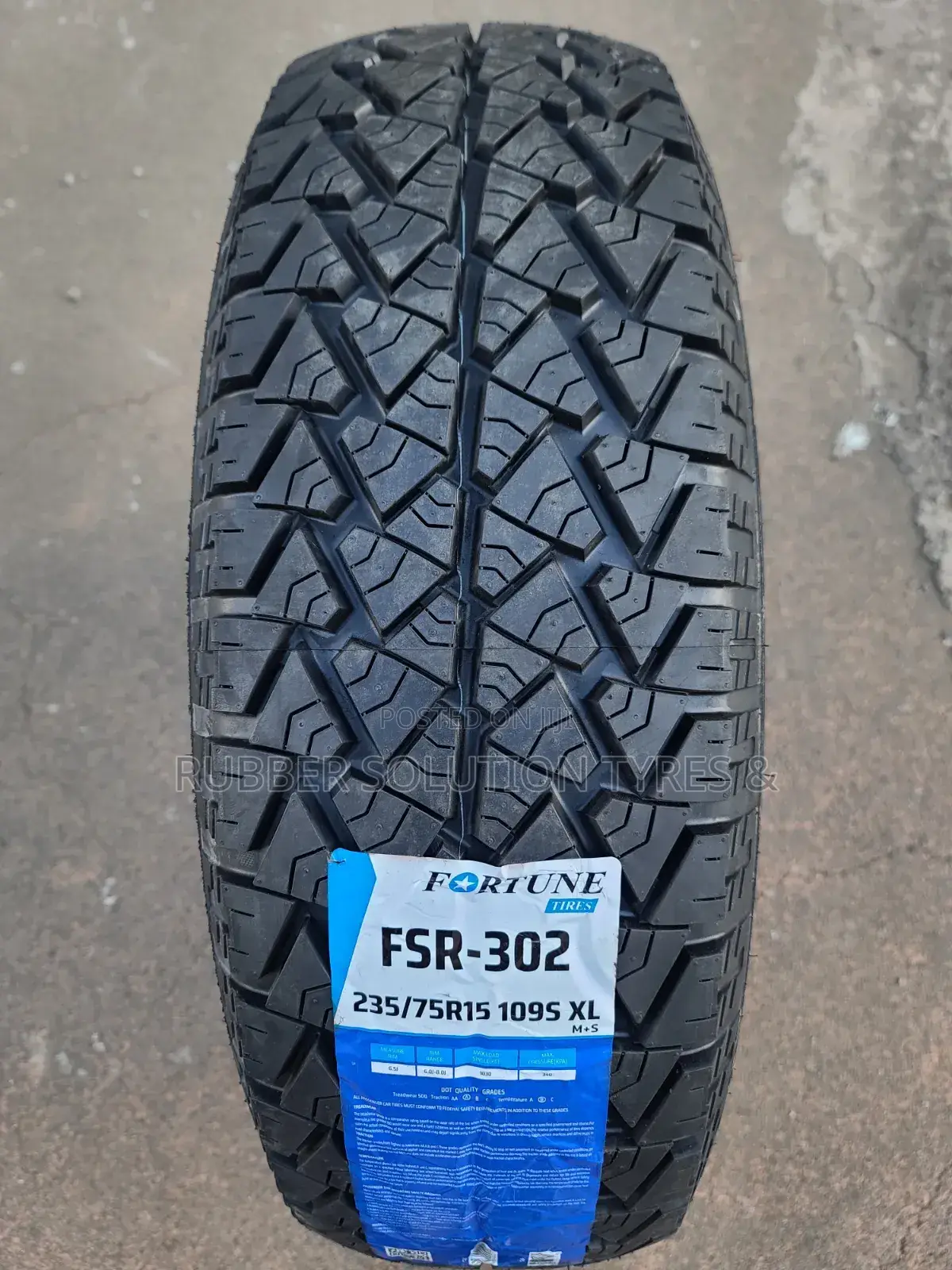 235 /75 R15 Fortune Tyres 109s X/L All-Terrain