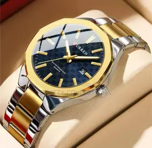 Silver and Gold Curren Gents Wrist Watches