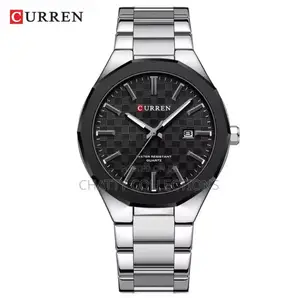 Silver and Black Curren Gents Wrist Watches