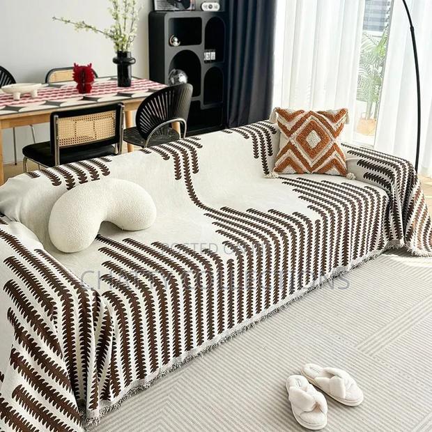 4 Seater Chenille Cotton Sofa Blankets /Sofa Covers - thumbnail 2