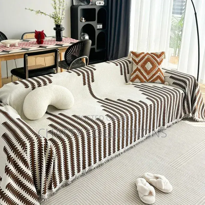 4 Seater Chenille Cotton Sofa Blankets /Sofa Covers