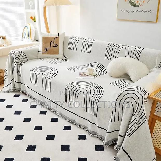 4 Seater Chenille Cotton Sofa Blankets /Sofa Covers - thumbnail 3