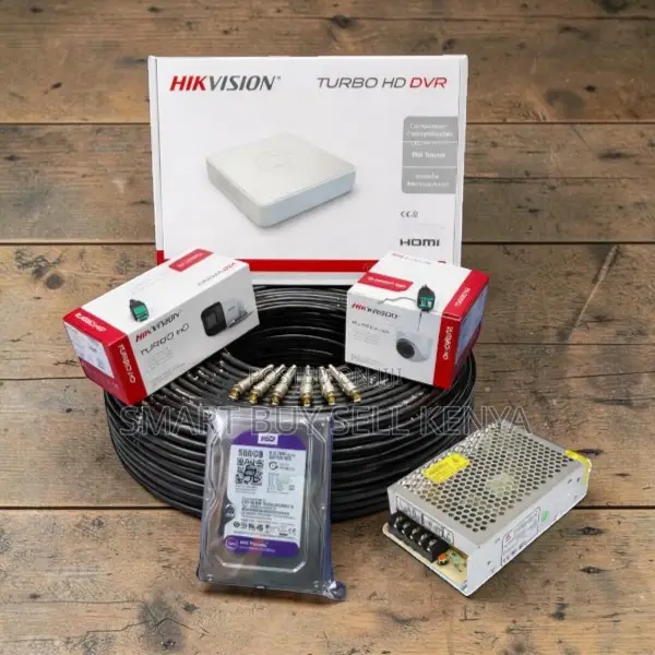 Weatherproof Ip66 Hikvision 2 1080p Full Hd CCTV Cameras Complete Kit