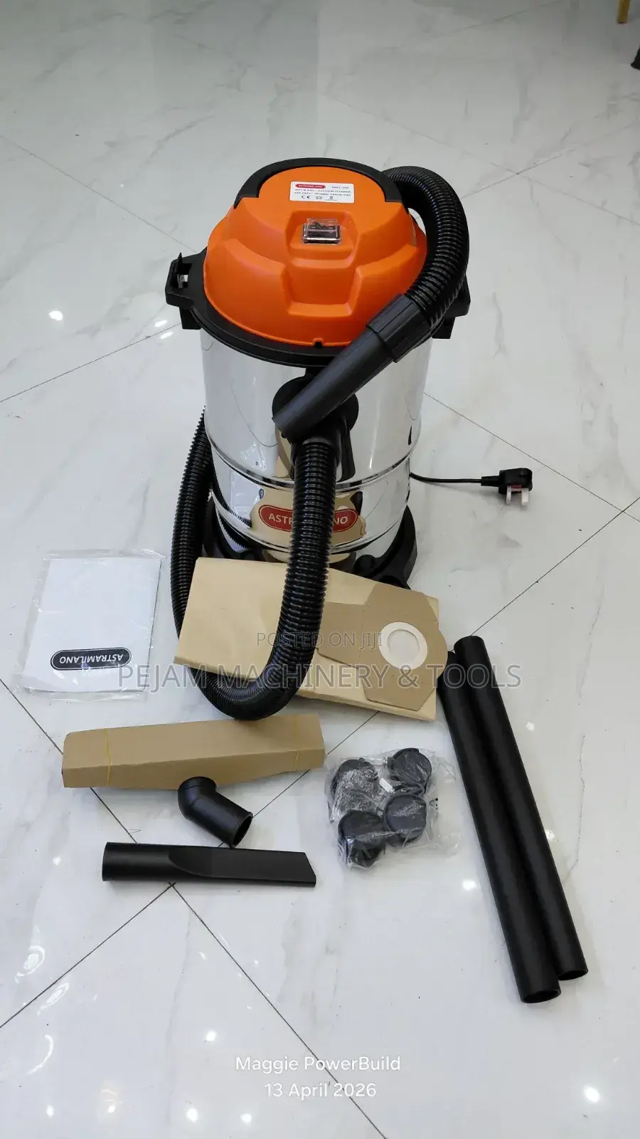 Astramilano 20l Wet and Dry Vacuum Cleaner 1200w