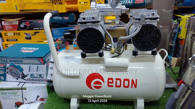 50l Edon Silent Dental Comoressor With 2 Motors 1100w