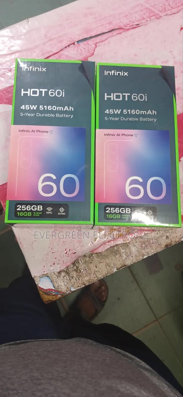 New Infinix Hot 60i 256 GB Orange - thumbnail 2