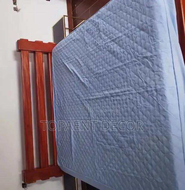Sky Blue Fitted Quilted Waterproof Mattress Protectors