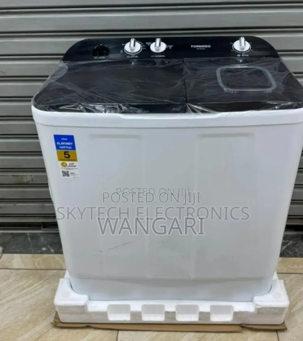 Top Black 10kgs Tornado Washing Machine