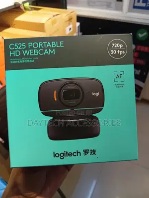 The Logitech C525 Portable Hd 720p Webcam - Black