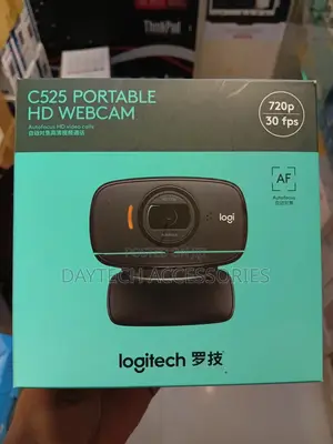 Logitech C525 Hd Webcam Usb Portable 360 Rotating 720p/30fps Video.
