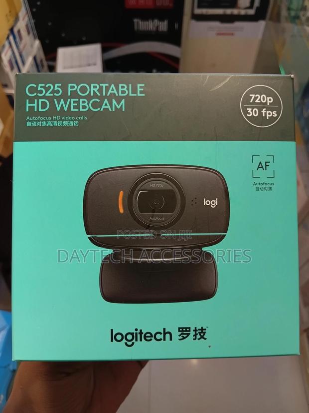 Logitech C525 Hd Webcam Usb Portable 360 Rotating 720p/30fps Video. - thumbnail 2