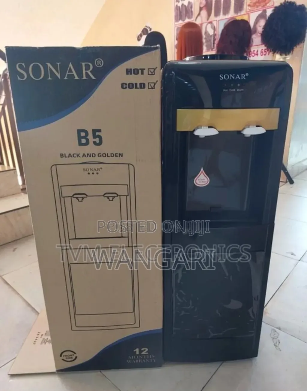 Colour Black Sonar B5c Dispenser