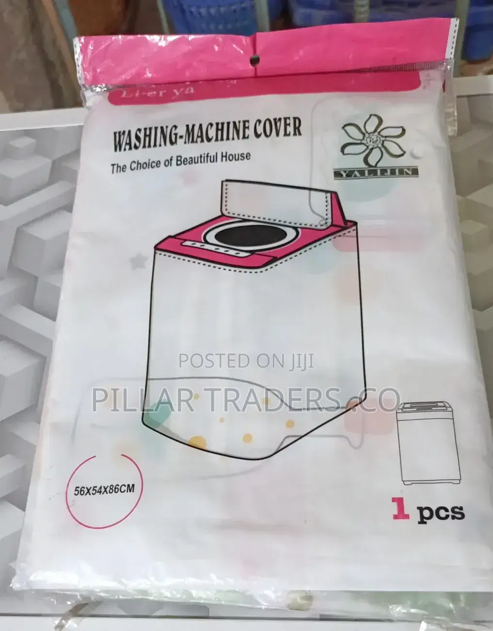Flowered Top Load Washing Machine Cover