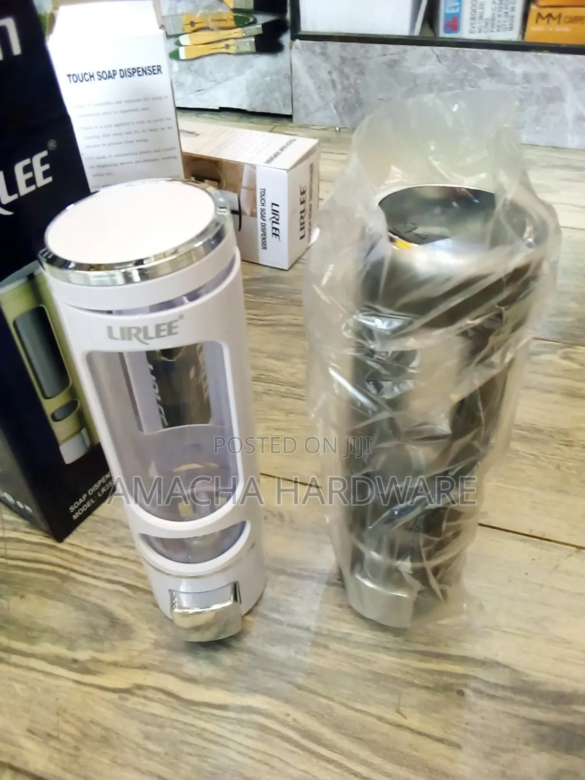 Black and White Touch Soap Dispensers