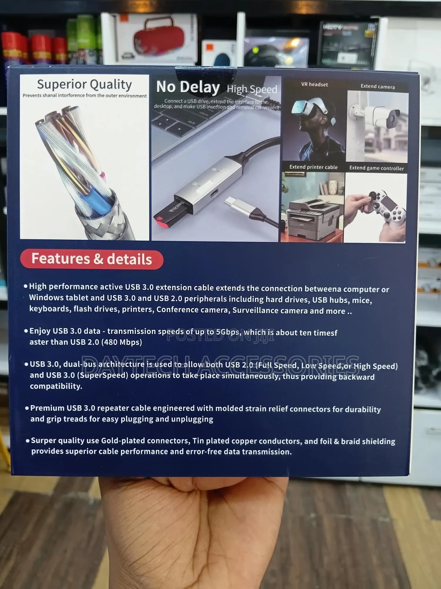 This Is a 10m Usb 3.0 Active Extension Cable.