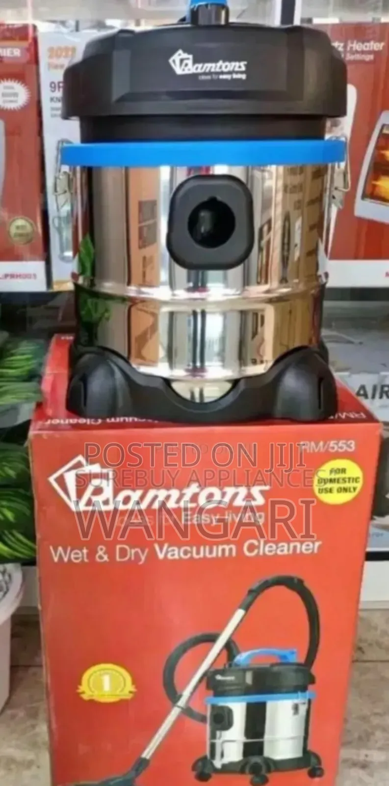 With Pipe Ramtons Vacuum Cleaner