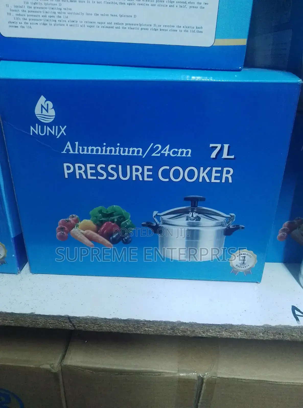 Manual Pressure Cooker 7 Litres Capacity