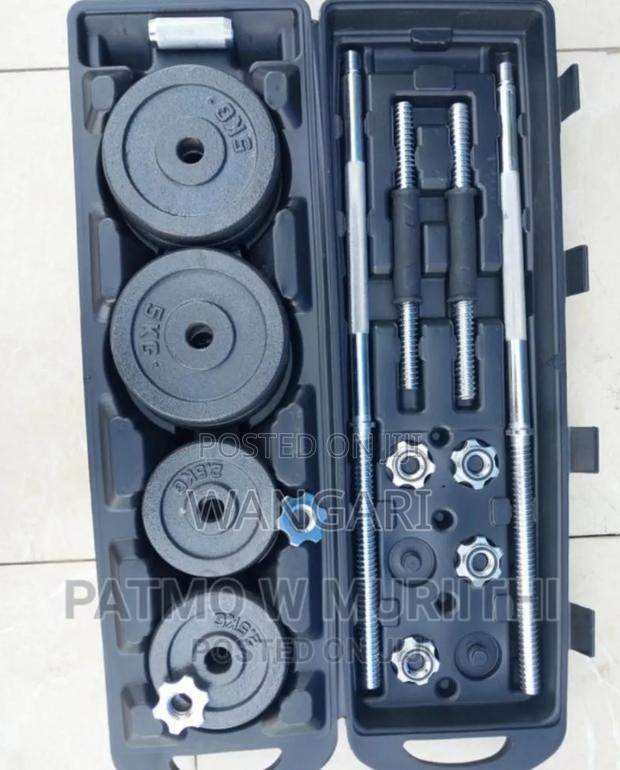 25kgs Pair 50kgs Dumbells Set