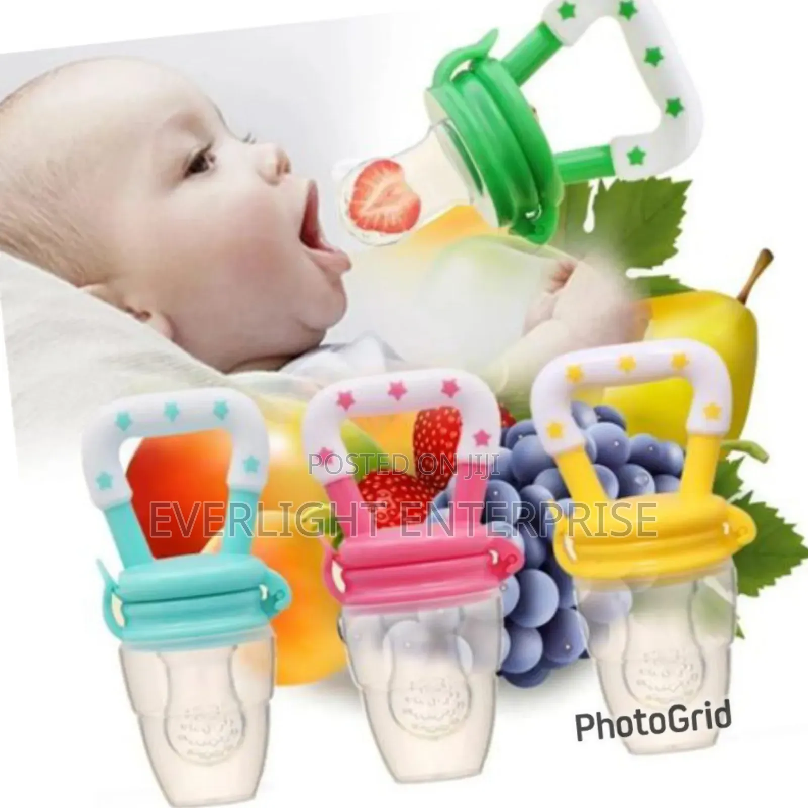 Baby Silicone Fruit Pacifier Feeder