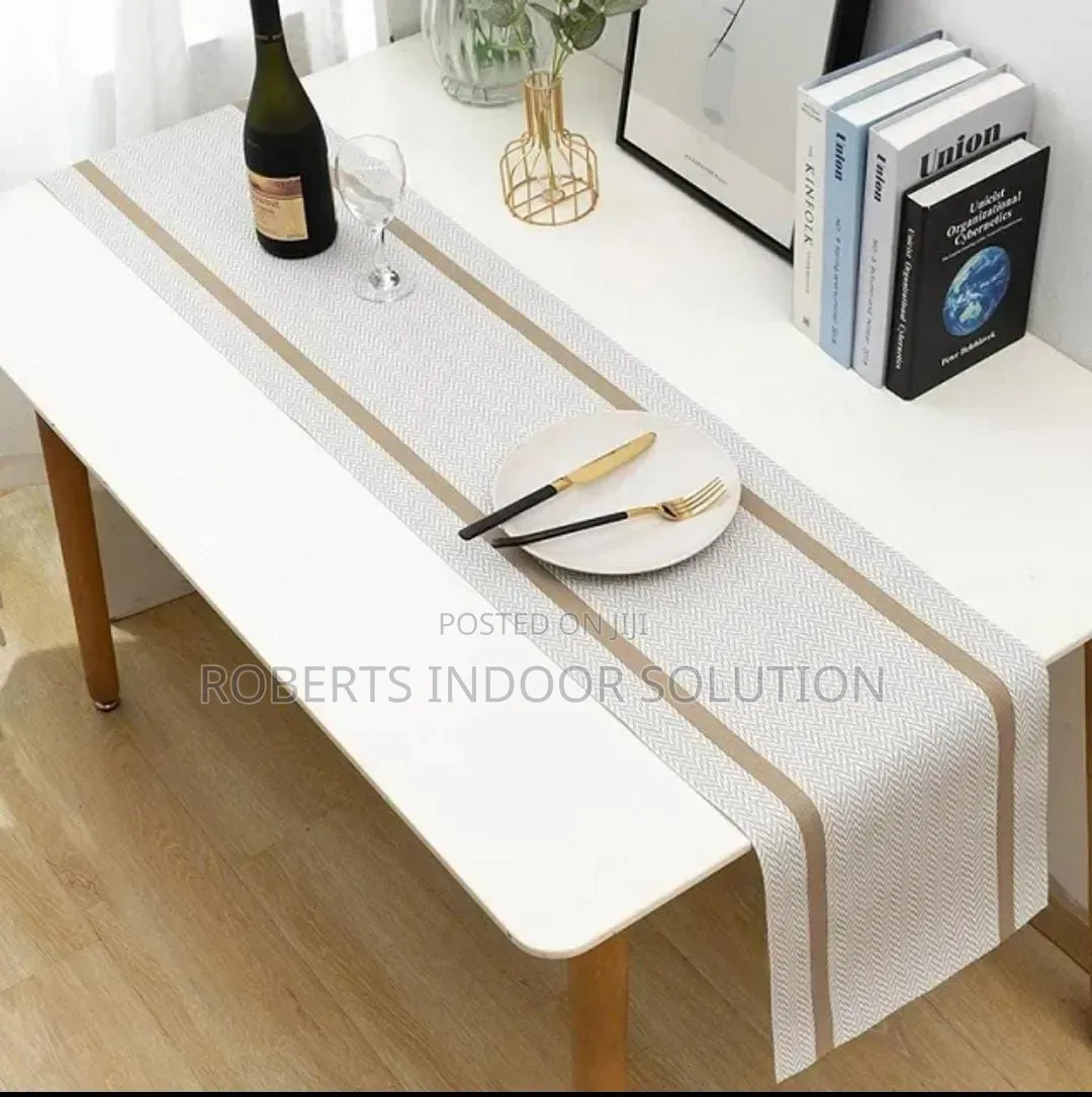 White Tea Table Runner