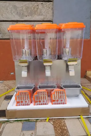 Triple Tank Juice Dispenser 16l Each – Commercial 3-in-1 Cooler