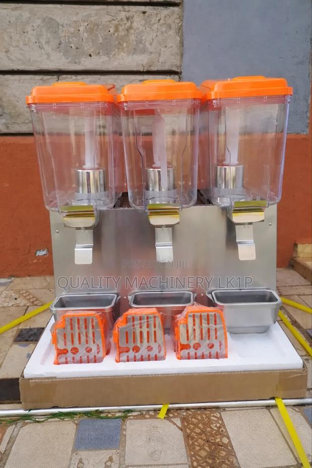 Triple Tank Juice Dispenser 16l Each – Commercial 3-in-1 Cooler