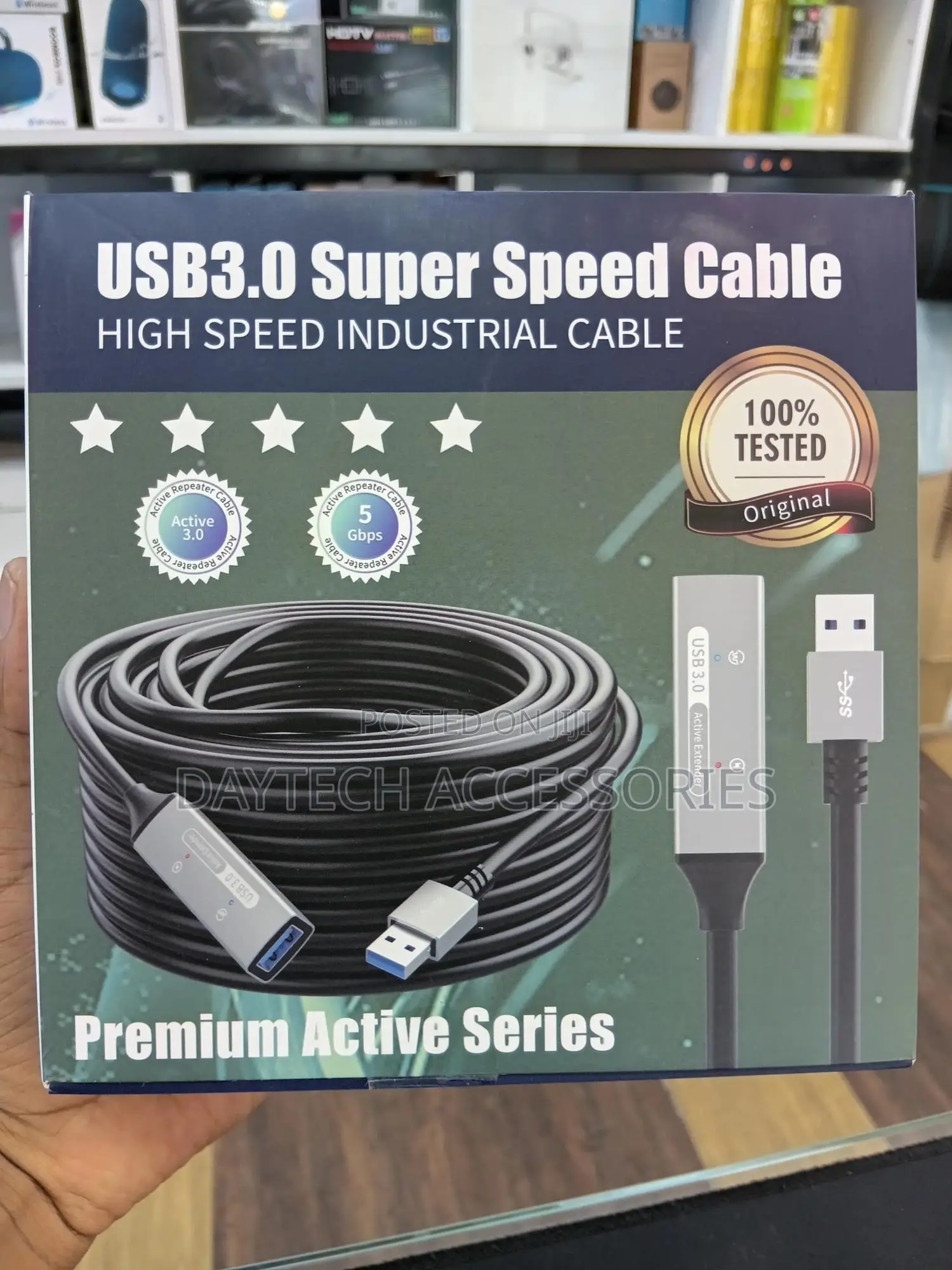 Active Usb 3.0 a Male to Female Extension Cable 10m