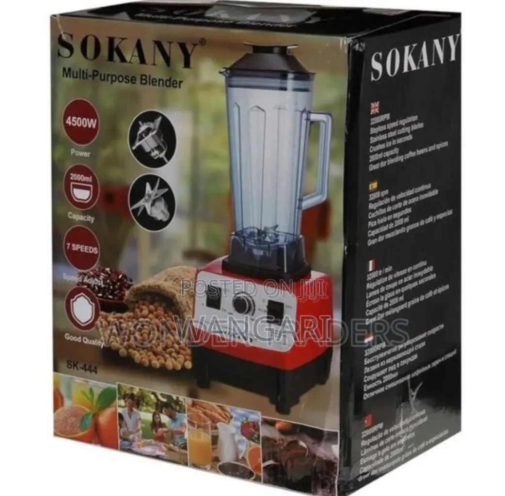 With Quality Grinder Sokany Commercial Blender