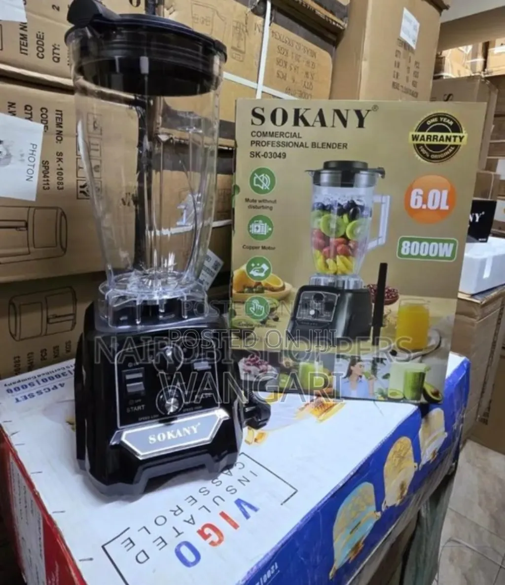 4500nwatts Sokany Commercial Blender
