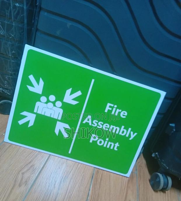 Fire Assembly Sign - main view