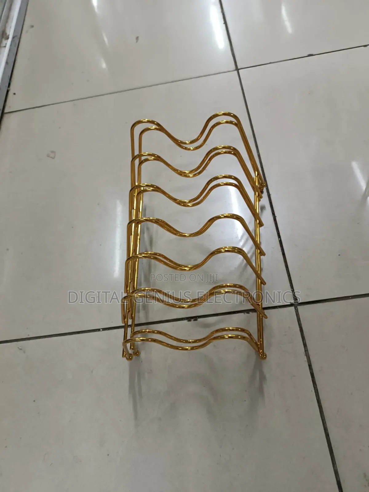 Gold Plate Stand for 6 PCS