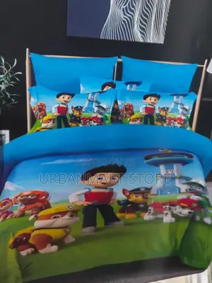 4×6 Cartoon Bedding Set – Duvet, Bedsheet Pillowcases