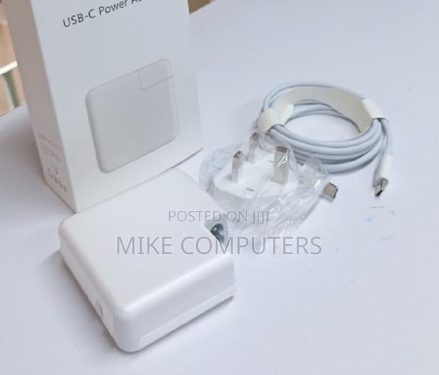 Macbook Charger With Type-C 61w Cable Usb-C Laptop Power Adapter