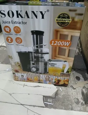 1200 Watts Sokany Slow Juicer