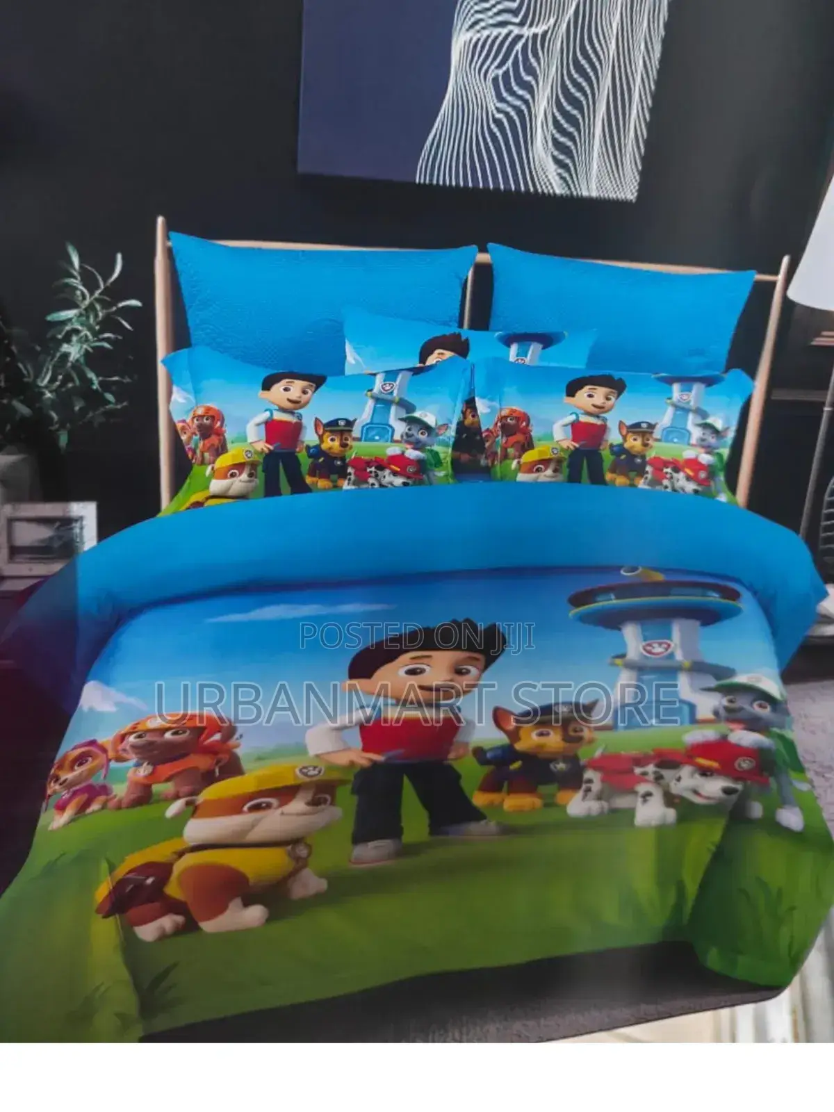 4×6 Cartoon Bedding Set – Duvet, Bedsheet Pillowcases