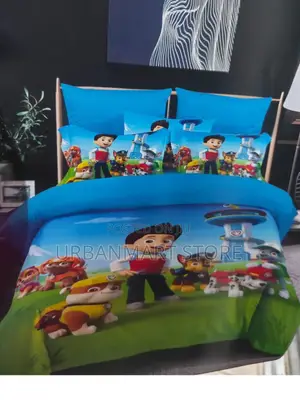 4×6 Cartoon Bedding Set – Duvet, Bedsheet Pillowcases