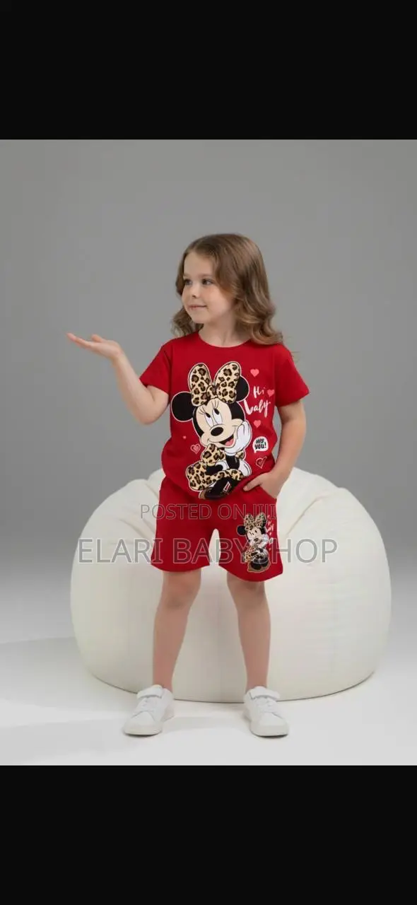 Girls Cartoon 2-Piece Set