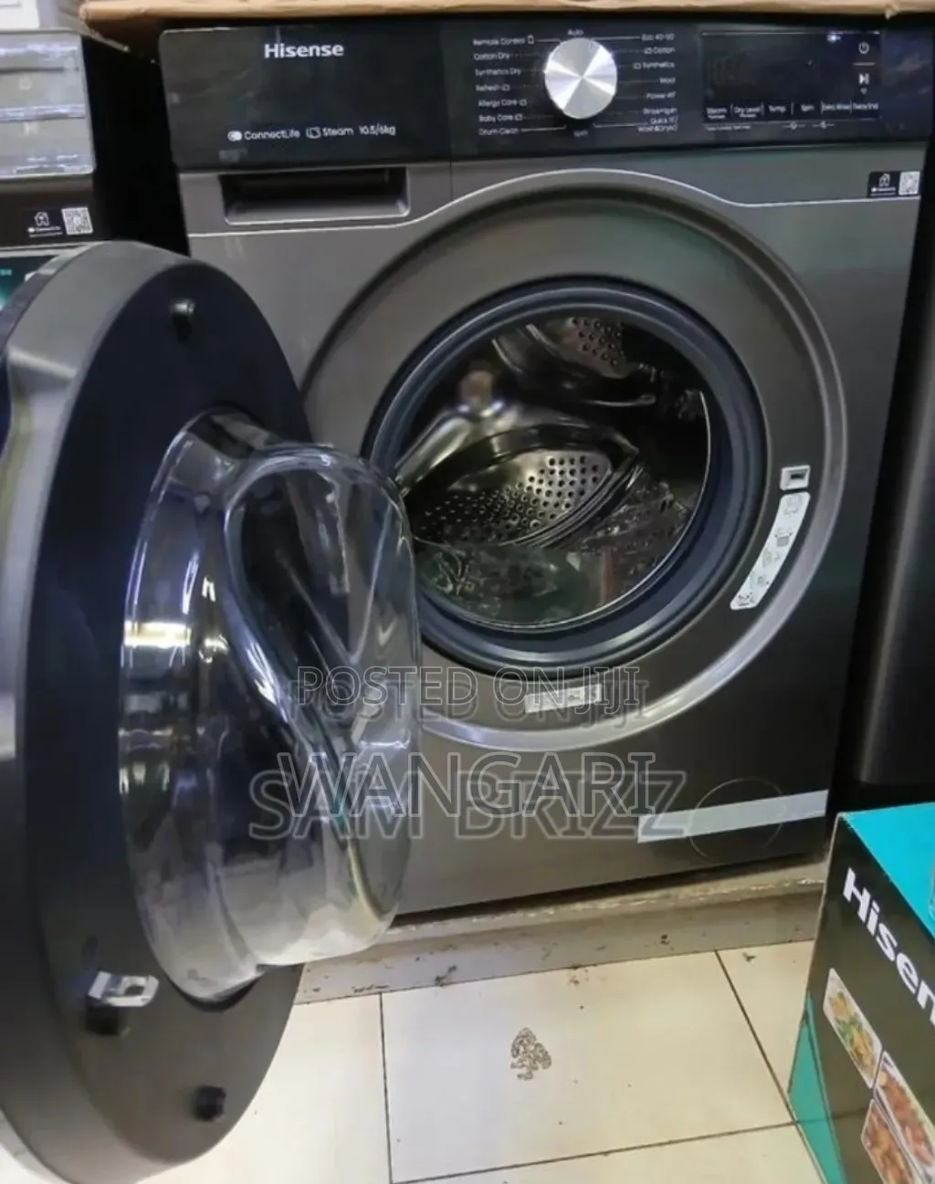 Colour Grey Hisense 10.5kgs Washing Machine