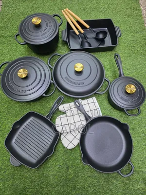 12 PCS Cash Iron Cookware