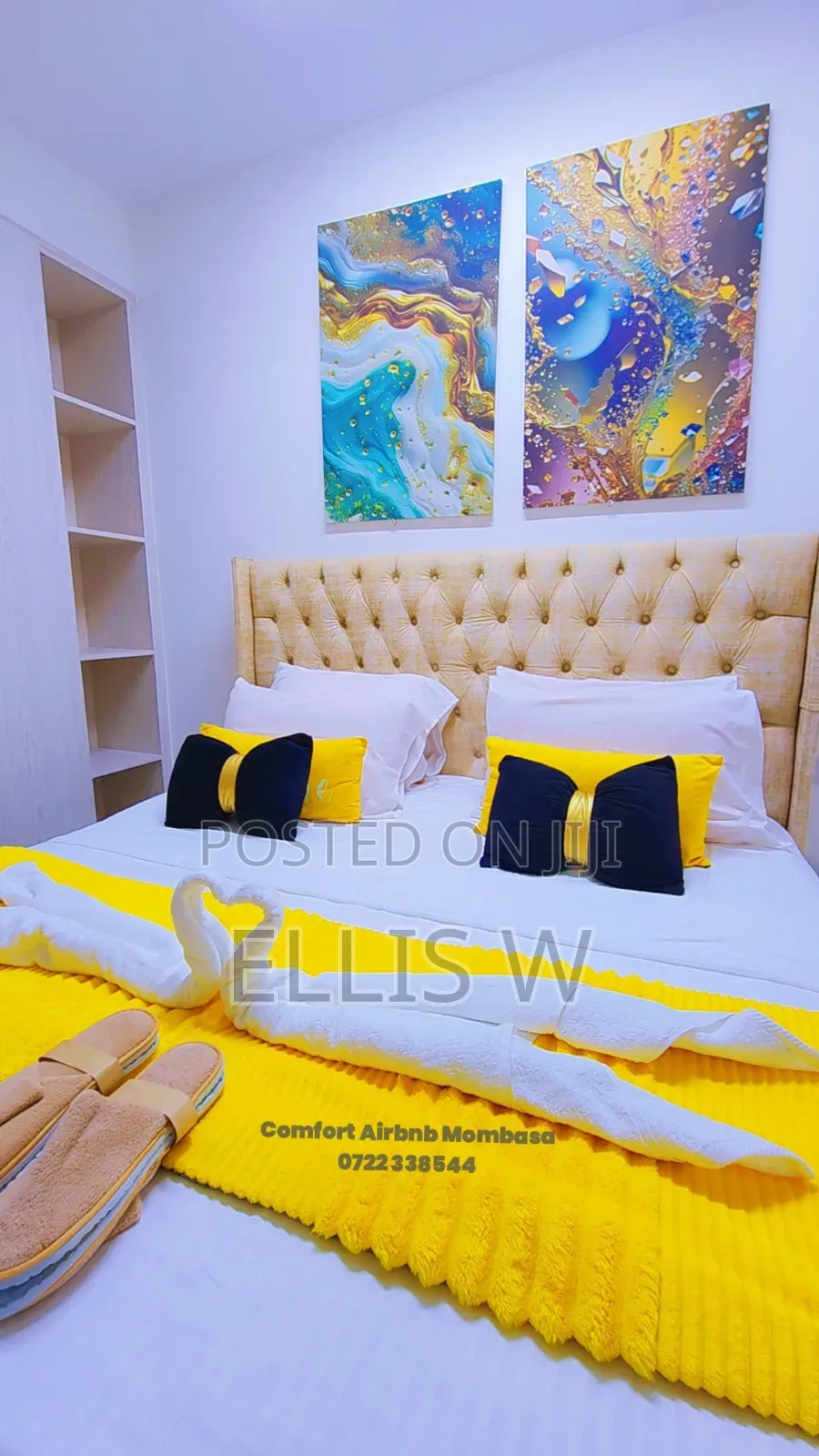 Two-Bedroom Airbnb Mombasa Town, Buxton Point With Swimming Pool, Gym