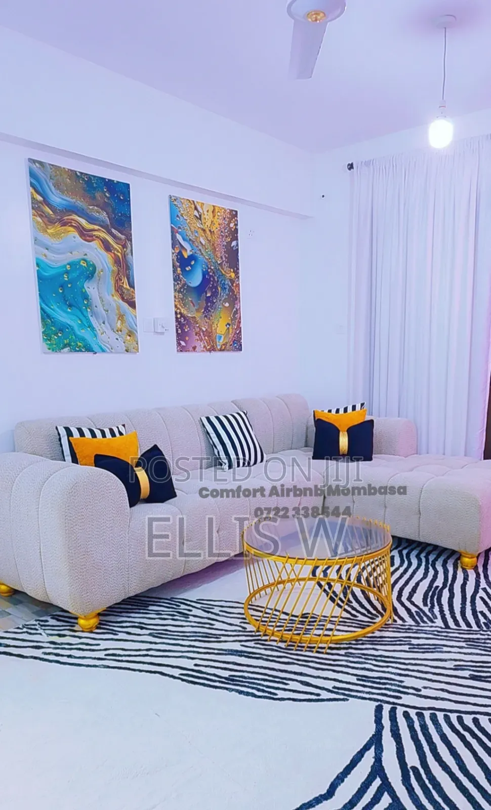 Two-Bedroom Airbnb Mombasa Town, Buxton Point With Swimming Pool, Gym