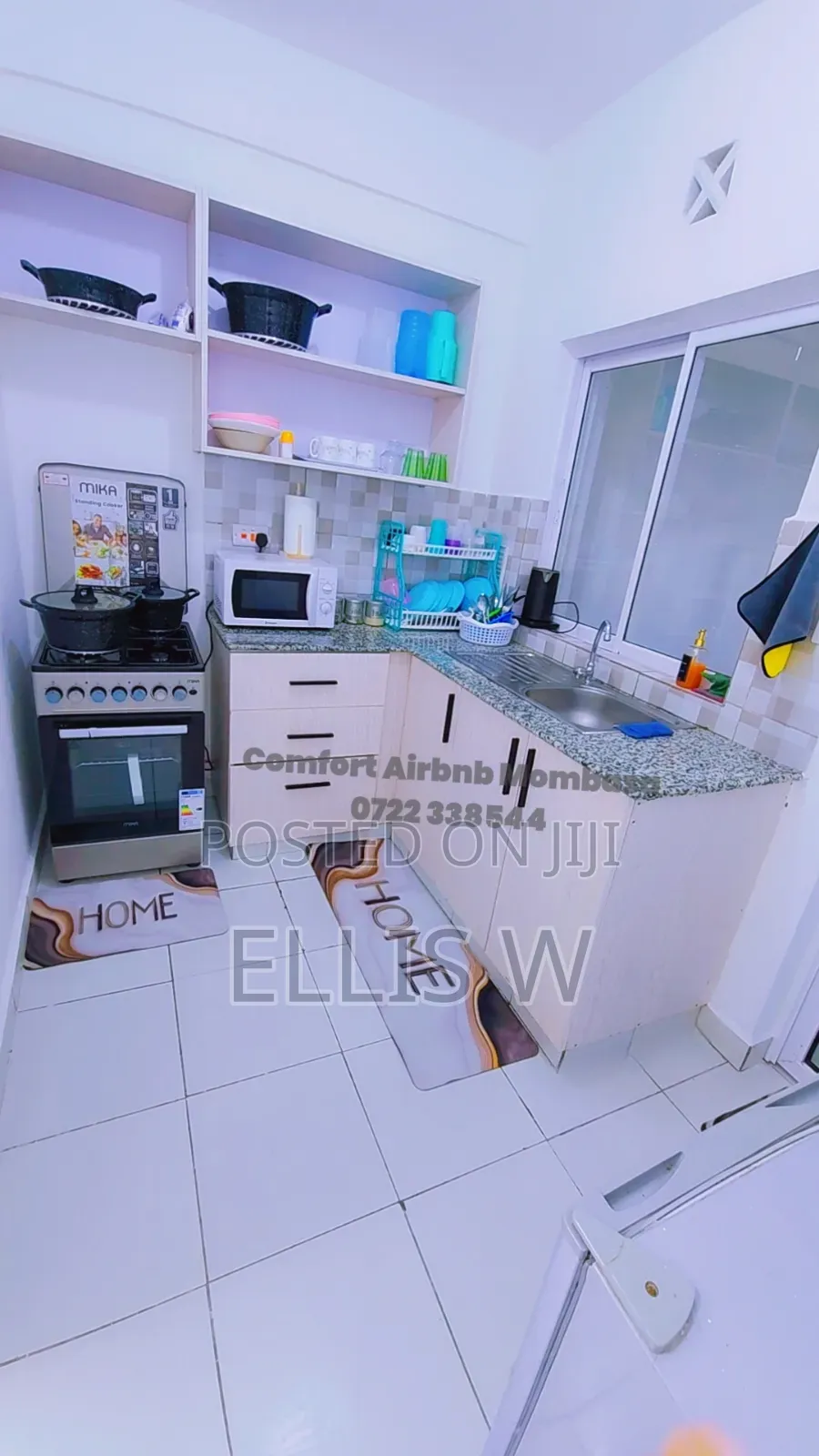 Two-Bedroom Airbnb Mombasa Town, Buxton Point With Swimming Pool, Gym