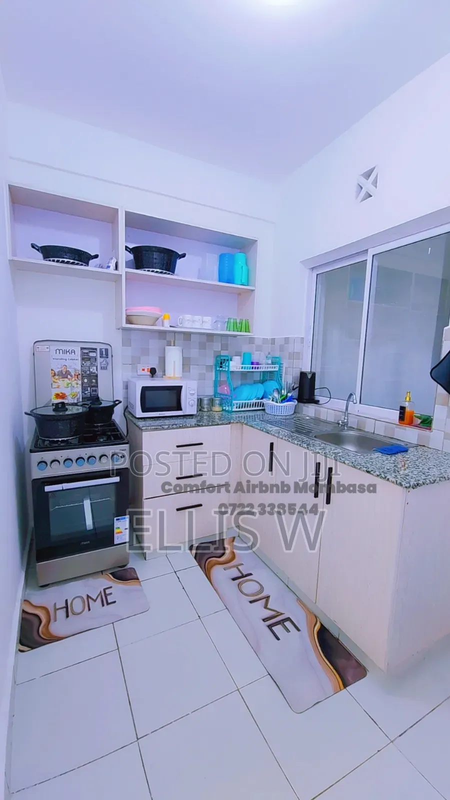 Two-Bedroom Airbnb Mombasa Town, Buxton Point With Swimming Pool, Gym