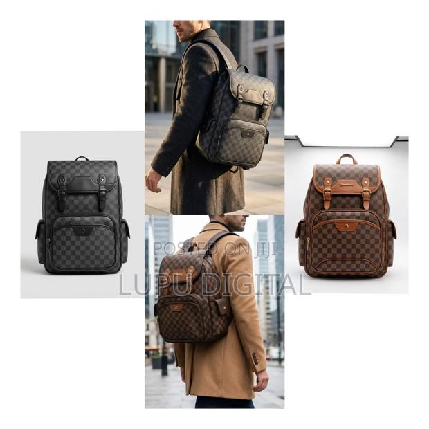 Luxury Checkerboard Backpack - thumbnail 2