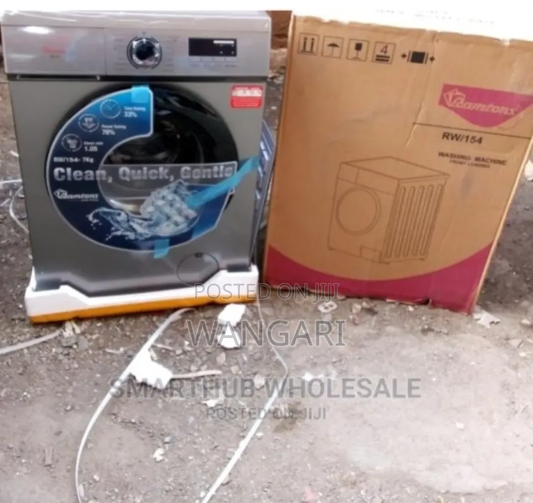 Colour Grey Ramtons 7kgs Front Load Washing Machine