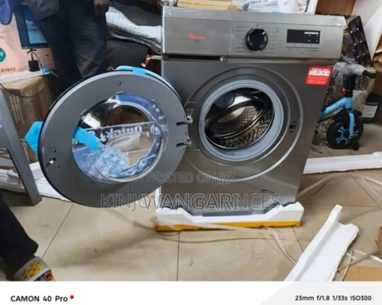 Washin and Spinning Ramtons 7kgs Front Load Washing Machine