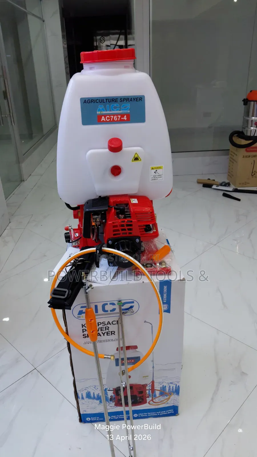25l Aico Japan Knapsack Power Sprayer Portable Ac767-4