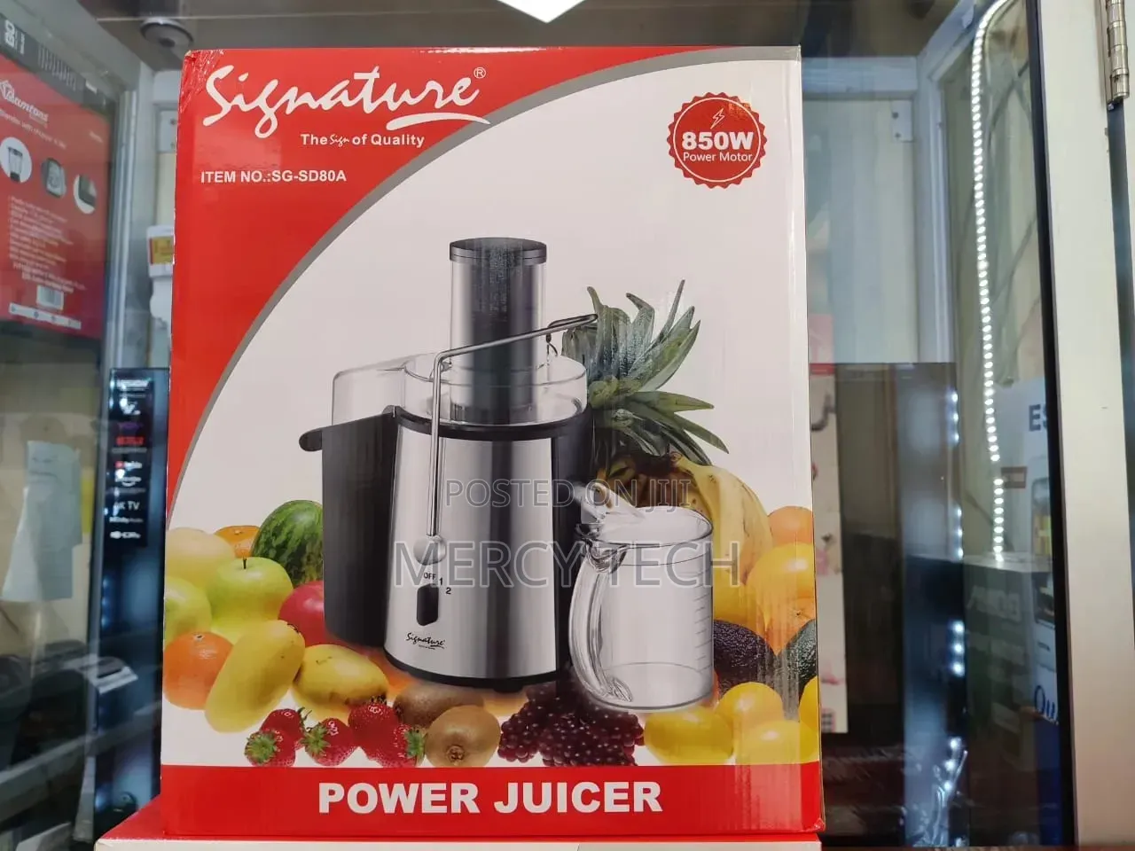 Signature Power Juicer Model Sg‐Sd80a