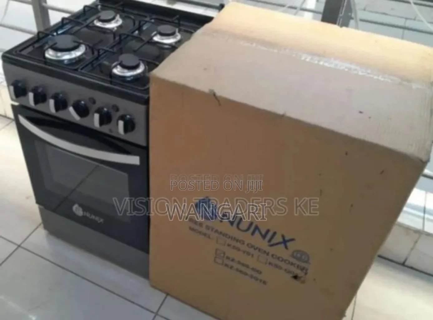 Digital Cooker. With Oven Nunix 4burner Gas Cooker